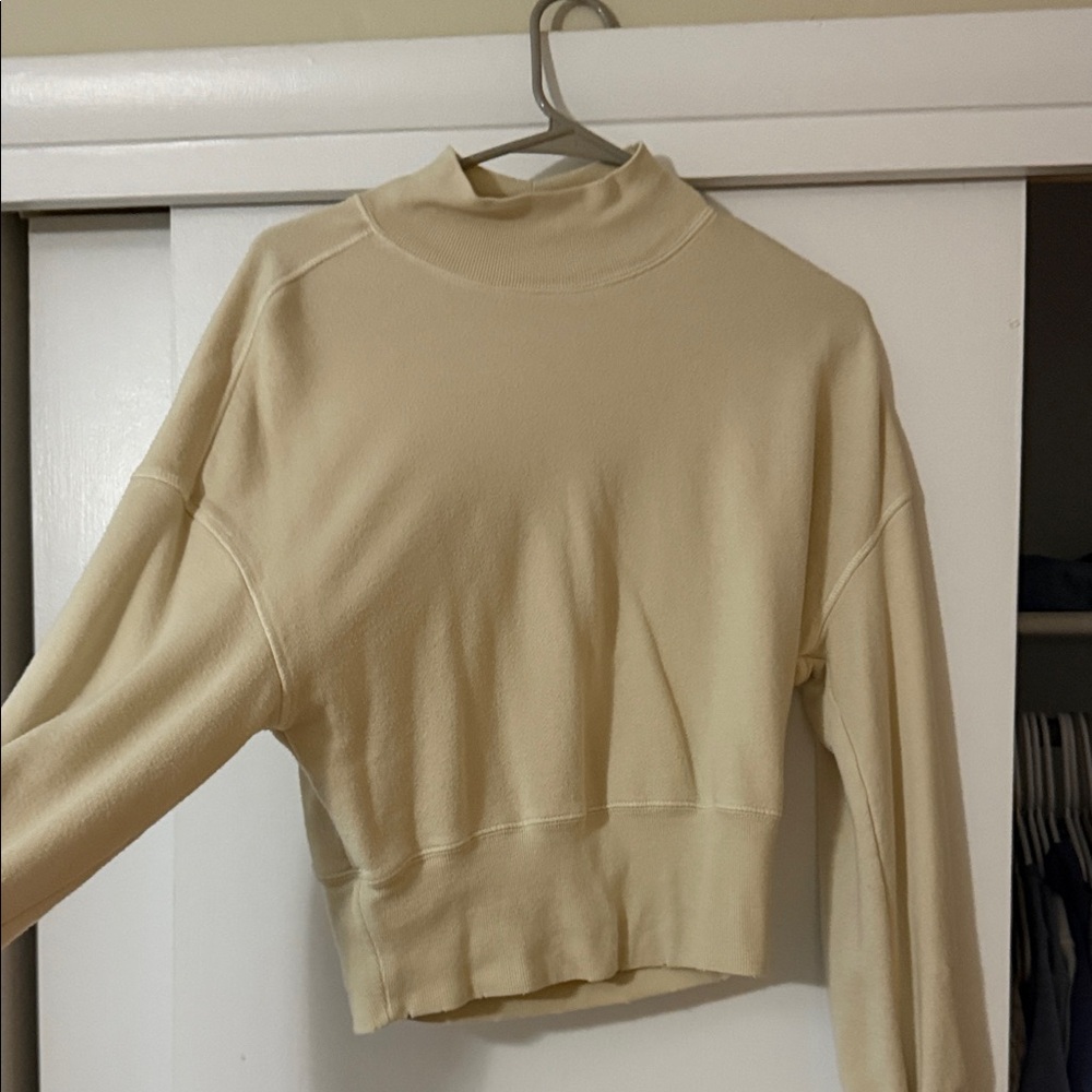 n:PHILANTHROPY Off-White Mock Neck Top
